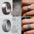thumbnail image 4 of YWC-Men's Silicone Rings 10mm Wide 2.5mm Thick Rubber Bands, Breathable, Variety Multipack 1-10, 4 of 4