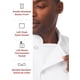 thumbnail image 3 of Chaqueta de chef Chef Works Volnay para hombre, color blanco, talla XS, 3 of 3