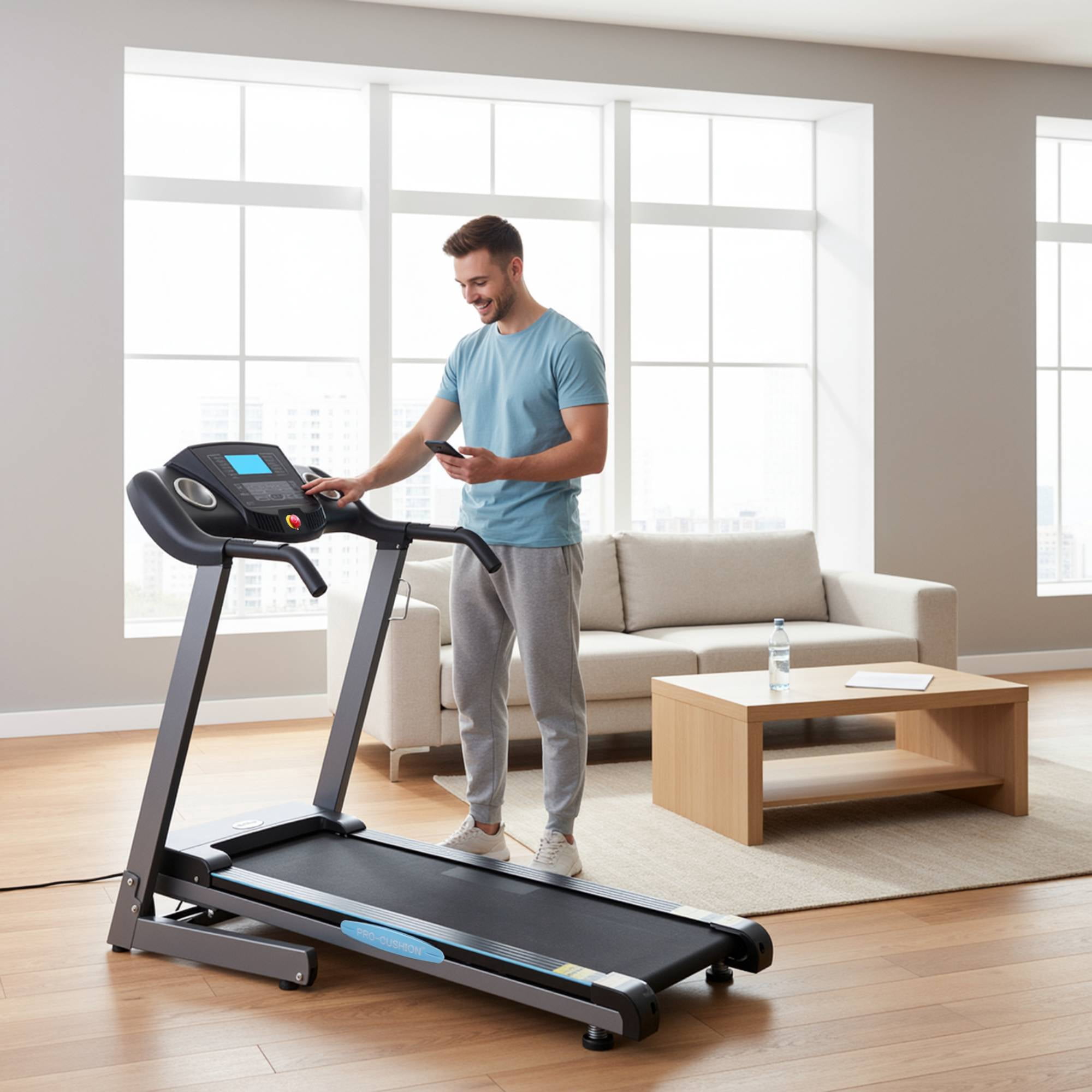 MaxKare 2.5 HP Treadmills for Home with 12 Levels Auto Incline, 8.5 mph Speed 15 Preset Program, 220lbs Max Weight