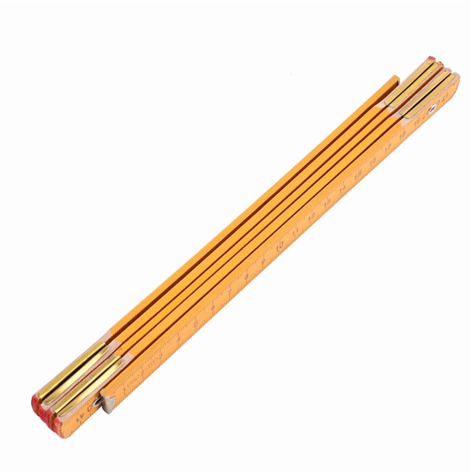 10X Portable Carpenter Wooden Folding Ruler 100cm/39inch