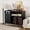 Black+MDF+Metal+Classic, variant on LHYY Record Player Stand with Storage for 500+ Albums,Mid-Century Modern Turntable Shelf Drawers Sturdy Wood Metal Audio Console for Living Room