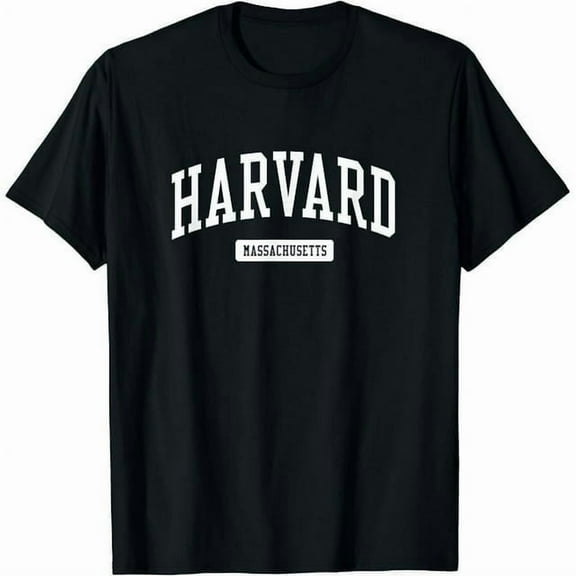 100% cotton tshirts men tee 100% pure cotton Harvard Massachusetts MA Vintage Athletic Sports Design T-Shirt