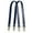 Navy, variant on Genuine Cowhide Leather Shoulder Strap 2-Pack with Canvas Backing & Antique Brass Clasps (23.6"x0.8")