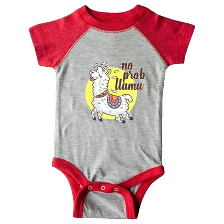 

Inktastic No Prob Llama Gift Baby Boy or Baby Girl Bodysuit