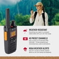 thumbnail image 3 of Walkie Talkies Cobra RX380 recargables con un alcance de 32 millas, paquete de 2, 3 of 7
