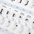 thumbnail image 4 of Saxophone Fingering Chart, Basic Guide, Exercise Comparison Chart, Portable Coated Paper, 4 of 4