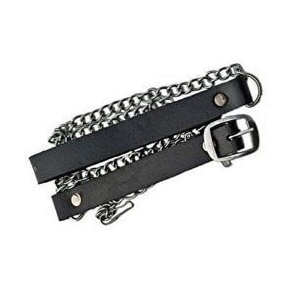 SZCO Chain and D-Loop Replacement Set for Scottish Sporrans, Durable Metal Construction, Adjustable Mounting Kit for Kilt Pouches and Highland Dress