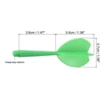 thumbnail image 2 of Uxcell Integrated Dart Shaft & Flights, 6 Pack Plastic Dart Flight Set, Green, 2 of 5