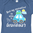thumbnail image 4 of Inktastic Book My Reservation I'm Going to Grandma's Boys or Girls Baby Bodysuit, 4 of 5