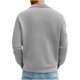 thumbnail image 5 of Ceisia Men's Spring Casual Solid Color Round Neck Long Sleeve Shirt - Comfortable Daily Outdoor Wear Gift, 5 of 8