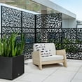 thumbnail image 6 of Veradek Outdoor Privacy Screen 3-Panel Set w/ Stand - (Web), 6 of 10