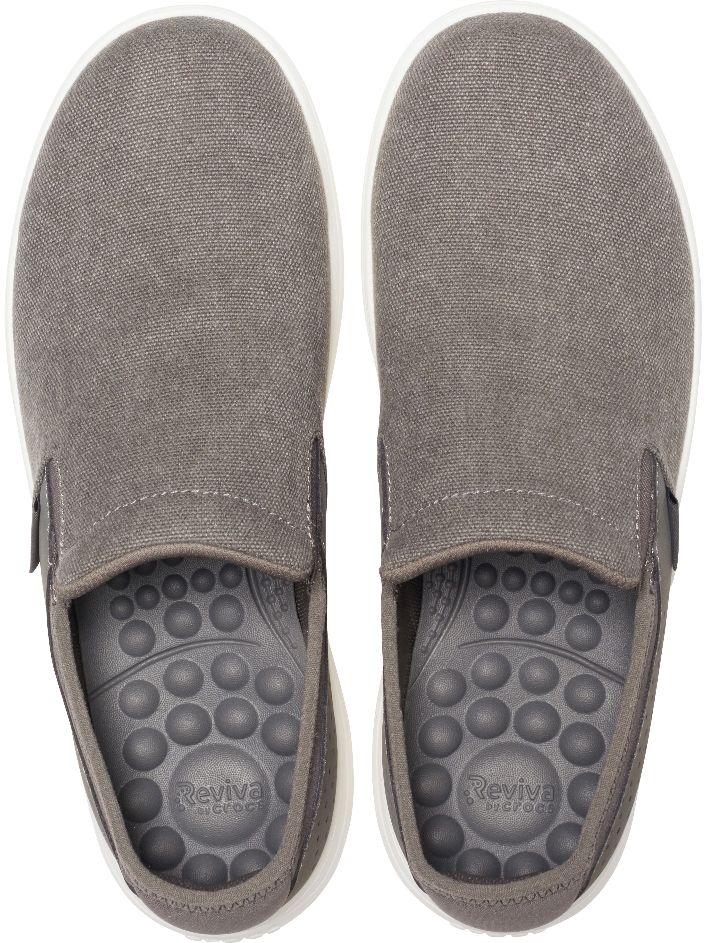 crocs reviva canvas slip on