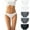 White, variant on XuJwPNcy Cotton Bikini Panties for Women Soft Breathable Briefs Low Waisted Full Coverage Stretch Underwear 5 Pack