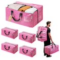 thumbnail image 1 of Bolsas de mudanza WORKPRO extra grandes, paquete de 4 con cremalleras y asas, 1 of 9
