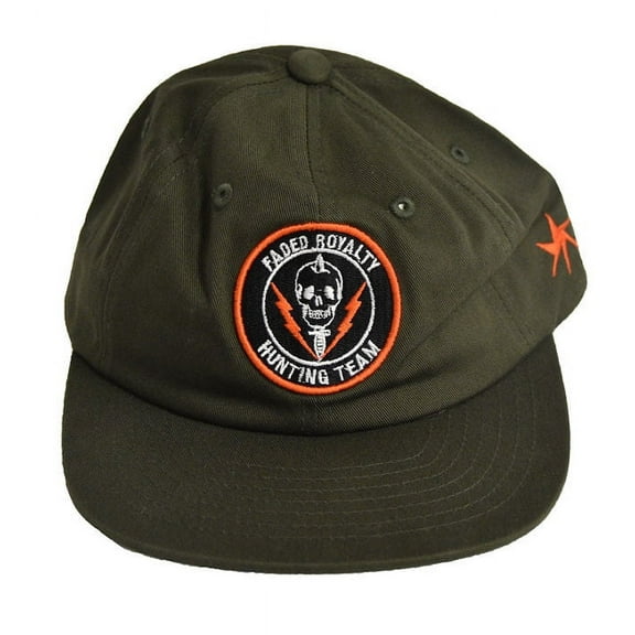 Faded Royalty Men’s Trucker Cap Hunting Team in Seaweed - One Size