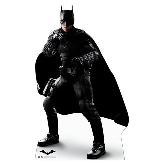 Advanced Graphics 5633 Batman The Batman Movie 2022 Life-Size Cardboard Cutout