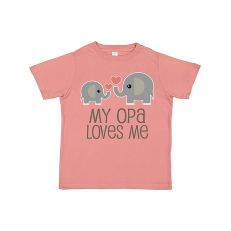

Inktastic My Opa Grandpa Loves Me Gift Gift Toddler Boy or Toddler Girl T-Shirt