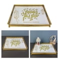 thumbnail image 1 of Islam Eid Pastelería Decoración Bandeja de Servicio de Comida para Postre Rectángulo BLESIY bandeja de exhibición, 1 of 8