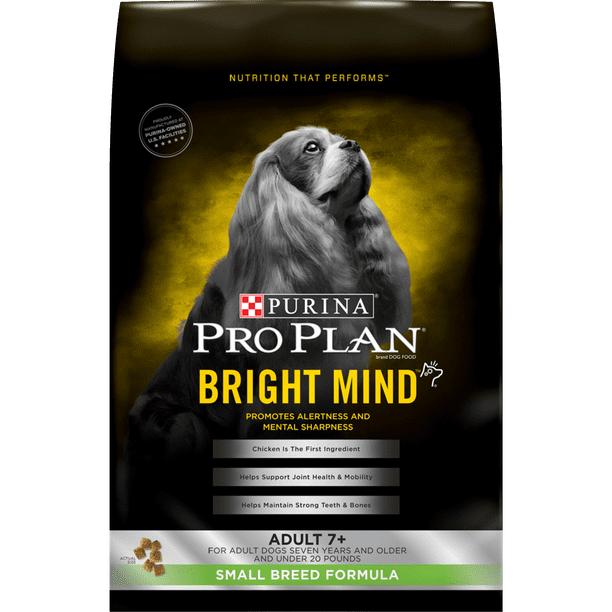 Purina Pro Plan Small Breed Senior Dry Dog Food, BRIGHT MIND Small