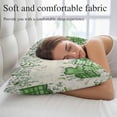 thumbnail image 5 of St. Patrick's Pillow Covers, Linen Long Throw Pillow Case, Luck Shamrock Eucalyptus Leaves Flowers Vintage Holiday Pillow Protector Decorative Cushion Cover for Living Room/Bedroom 12" x 20", 5 of 8