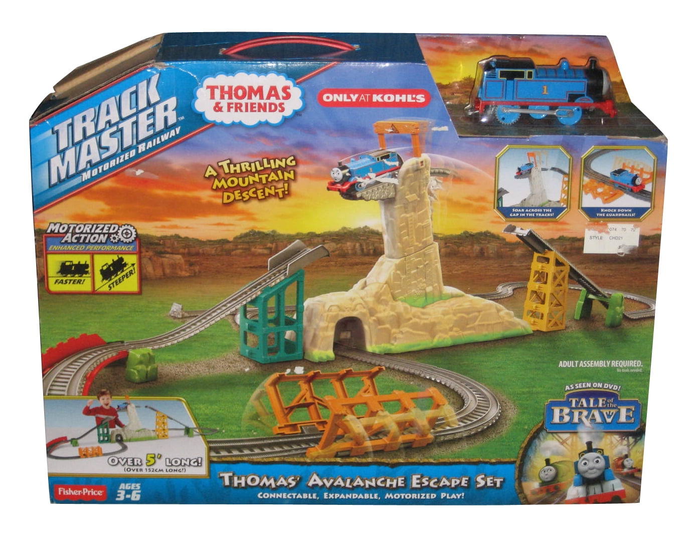 Thomas The Tank Engine Avalanche Escape Toy Train Set