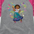thumbnail image 3 of Disney's Encanto - Mirabel Butterfly Wings - Toddler And Youth Girls Raglan Graphic T-Shirt, 3 of 5