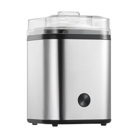 Ice Cream Maker 2.11 Qt, Electric Frozen Dessert Machine, Stainless Steel Shell, Automatic Ice Cream, Yogurt, Sorbet & Gelato Maker, Easy Clean, Silver