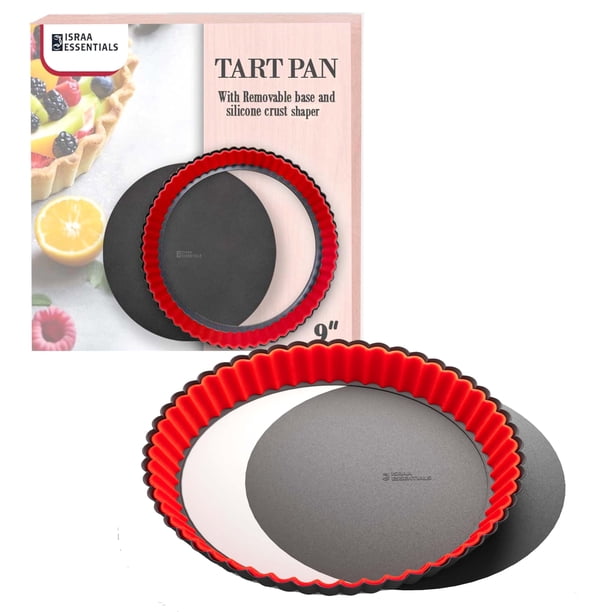 Molde para tartas Israa Essentials estriado de 23 cm con fondo extraíble