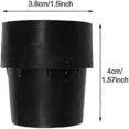 thumbnail image 2 of 16 Pack Trampoline Leg End Caps Non-slip Rubber Easy Install - Strong Latex Trampoline Accessories For 1inch Round Legs - Black, 2 of 4