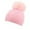 Pink, variant on Toddler Hat Winter Knitted Hat With Pompom & Warm Lined - Thick Soft Yarn Cap,Warm Thermal for Cold Weather,Stylish Headwear for Outdoor Activities,Size:1-2 Years