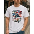 thumbnail image 4 of 【New Arrival】Men's American Flag And Bald Eagle 250th Anniversary T-Shirt 1776-2026 - Commemorating The 250th Anniversary Of Inde, 4 of 8