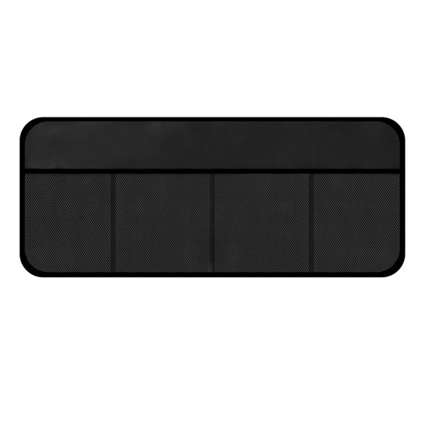 Kenally Bolsa organizadora para coche, bolsa de almacenamiento trasera para silla de vehículo, bolsa organizadora de tela Oxford para maletero trasero Ventana automotriz negro párrafo ordinario Kenally VI000471-02
