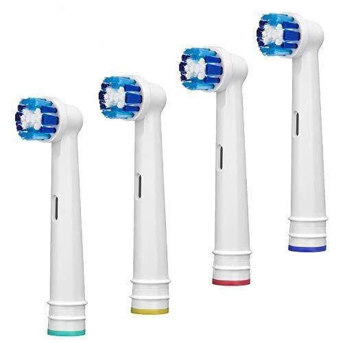 Pack of 4 Precision Heads and 4 Sensitive Heads White 8 Pack Replacement Brush Heads Compatible with Oral B Electric Toothbrush 