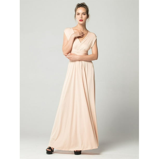 Sexy Women Boho Maxi Club Dress Red Bandage Long Dress Party Multiway Bridesmaids Convertible Infinity Robe Longue FemmeXL Gao Jinjia LED
