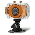 thumbnail image 2 of Pyle Mini HD Sports Action Camera - Camcorder w/ 5.0 MP Camera, 2" Touch Screen, USB SD Card, Rechargeable Battery - Waterproof Case, Bike Handle bar, Helmet Mount, Car Charger PSCHD30OR Orange, 2 of 9