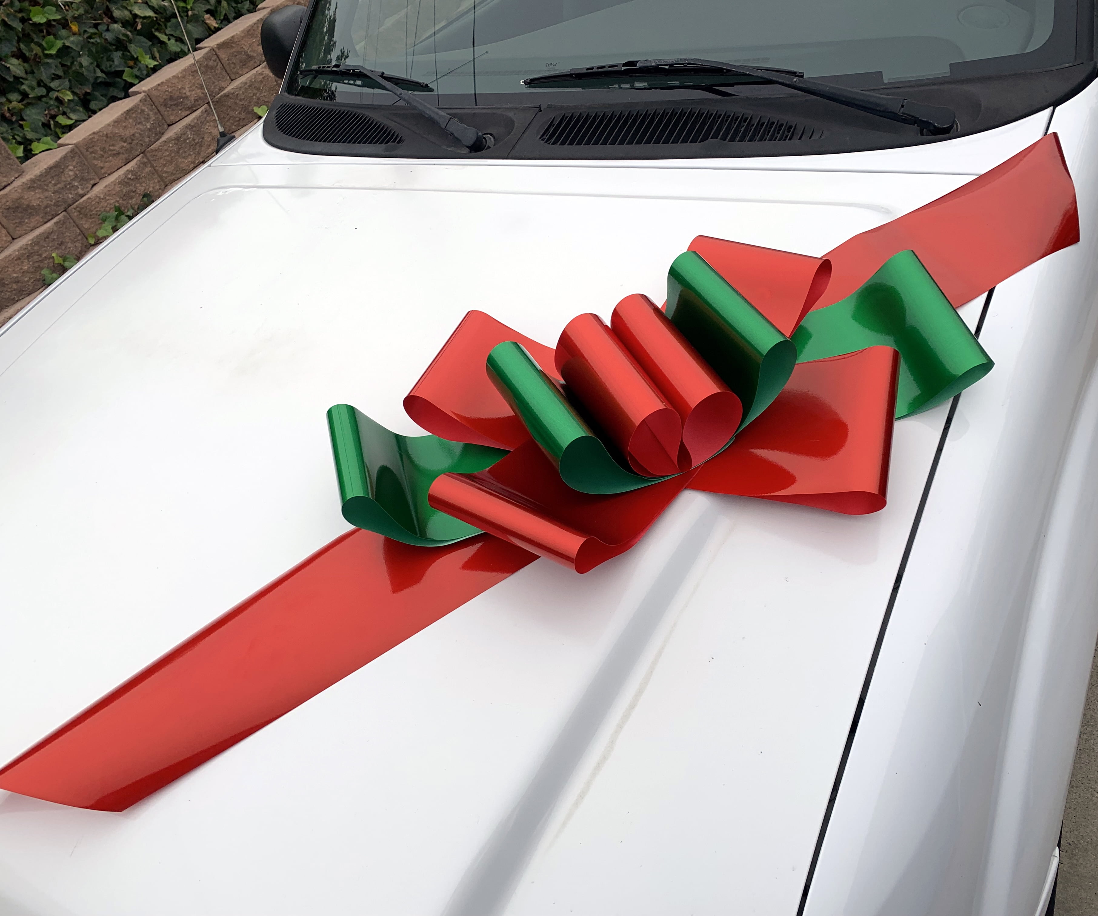 Big Red Car Bow Ribbon Christmas Valentine's Day 25" Wide Fully Assembled 