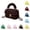 Coffee, variant on Women's Handmade Crochet Mini Crossbody Bag, Knitted Woven Top-Handle Purse, Cute Chain Shoulder Bag for Casual Daily Use(Light Pink/A)