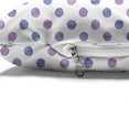 thumbnail image 4 of Purple Pet Bed, Watercolor Paint Style Nostalgic Retro Style Polka Dot Pattern Theme Classic, Chew Resistant Pad for Dogs and Cats Cushion with Removable Cover, 24" x 39", Lilac Blue, by Ambesonne, 4 of 4