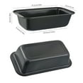 thumbnail image 3 of Tray, Rectangle   Carbon Steel Baking Bread Pan Non Stick Loaf Pan Pastry Baking, 3 of 8