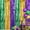 Green Gold Purple, variant on Pastel Color Party Decorations, 2 Pack 3.3 x 6.6 ft Pastel Color Foil Curtain Backdrop Metallic Tinsel Foil Fringe Curtains Streamers Photo Prop for Birthday Wedding Party Supplies