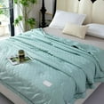 thumbnail image 3 of InsCrazy Cooling Blanket Double Sided Cooling Quilt, Lightweight Cooling Summer Comforter for Bedroom Couch Sofa Cotton Quilt, 3 of 7