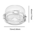 thumbnail image 2 of BE-TOOL 5Pcs Stove Knob Covers Gas Shield Protection Locks Child Protection Gas Cooker Oven Stove Switch Knob Transparent Protective Covers for Home Restaurant Kitchen, 2 of 7