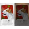 thumbnail image 2 of Carolines Treasures SS4711CNL Jack Russell Terrier Flocons de Neige Rouges et Verts Veilleuse en Céramique de Noël, 2 of 2