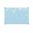 thumbnail image 2 of Sun Shade Sail 12x16Ft Christmas Snowflake Light Blue Gradient Uv Block Sunshade Canopy Outdoor Shade Cover Rectangle Shade Cloth For Patio Garden Yard Deck Pergola, 2 of 6