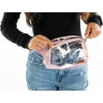 thumbnail image 2 of Funky Junque Belt Bag Fanny Pack for Women - Clear - Rose, 2 of 4