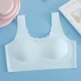 thumbnail image 2 of Girls' Bra without Underwire X Back Bustier with Removable Padded and Wide Straps Underwear Light Green, 2 of 4