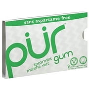 Pur Spearmint Gum, 9 count, (Pack of 12)