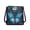 Blue Butterfly Moon, variant on Tutolipy Waterproof Women's Shoulder Crossbody Bag for Dating Weekend Activities, Durable Zipper Lightweight Purse Satchel, Smoky Skull Pattern