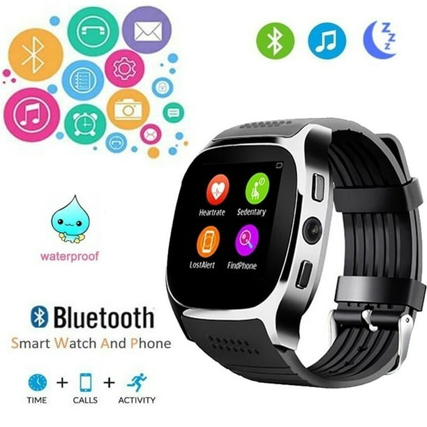 t8 bluetooth smart watch smartwatch with camera