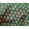 thumbnail image 4 of oneOone Silk Tabby Fabric Leaves & Floral Block Print Sewing Fabric BTY 42 Inch Wide, 4 of 5